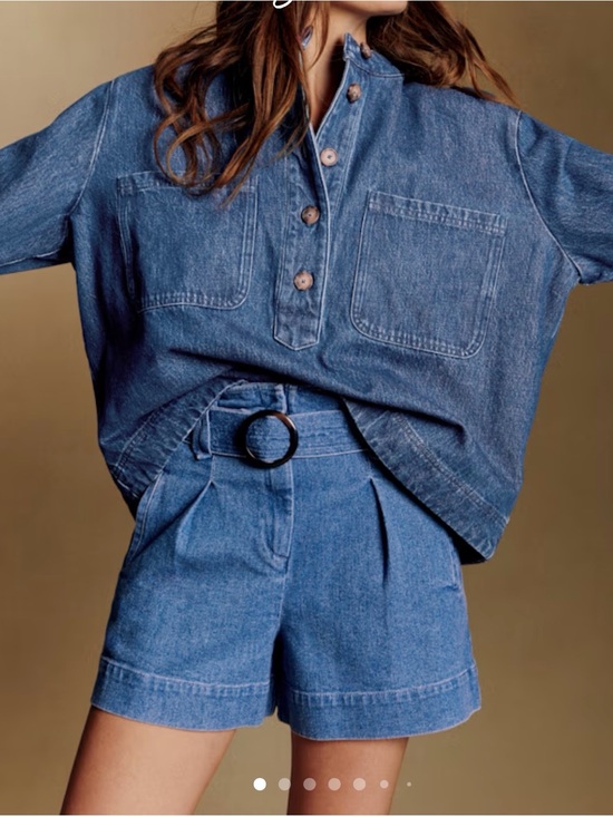Sezane Pants - Sezane Rome denim shorts